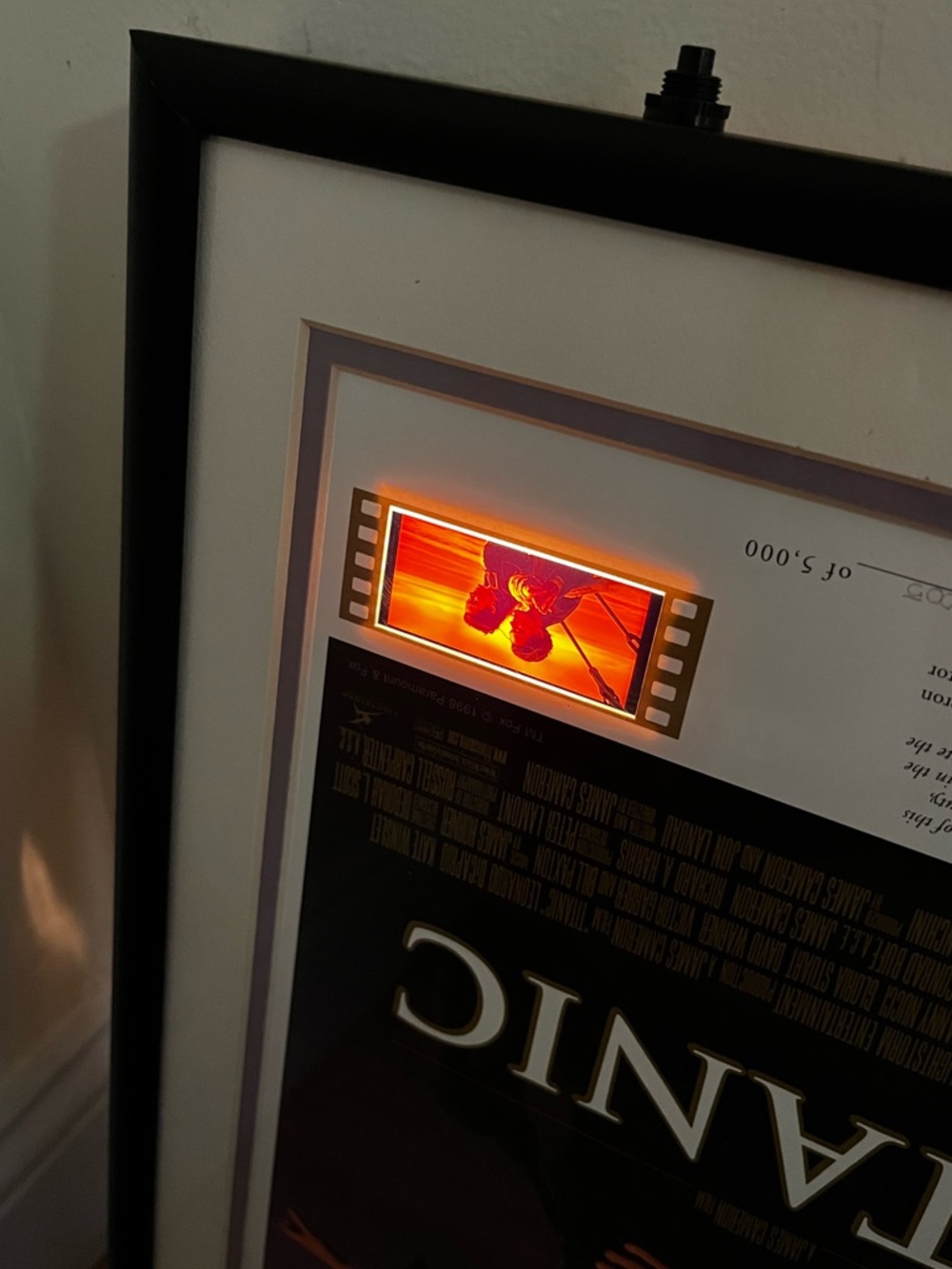 1998 TITANIC Limited Edition Light-Up Lithograph #2005/5000 | 35mm Film Cell - Picture 6 of 11